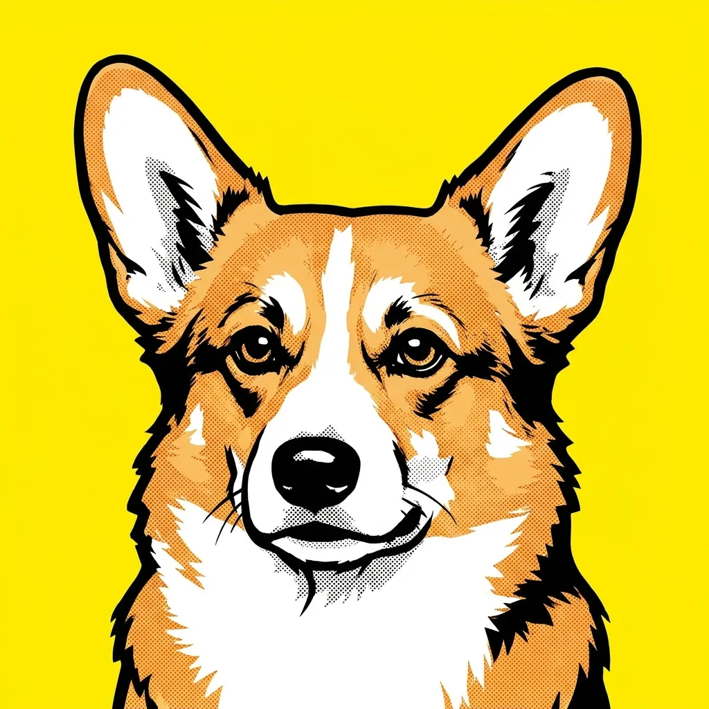 Pop pet portrait