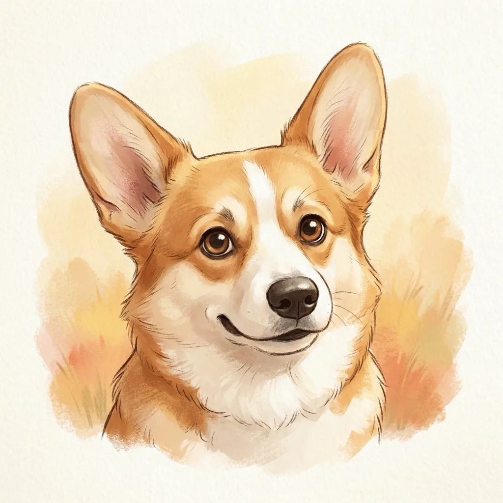 Storybook pet portrait